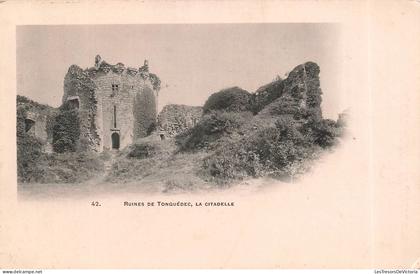 [-5%] FRANCE - Tonquédec - Ruines de Tonquédec - La citadelle - Carte Postale Ancienne