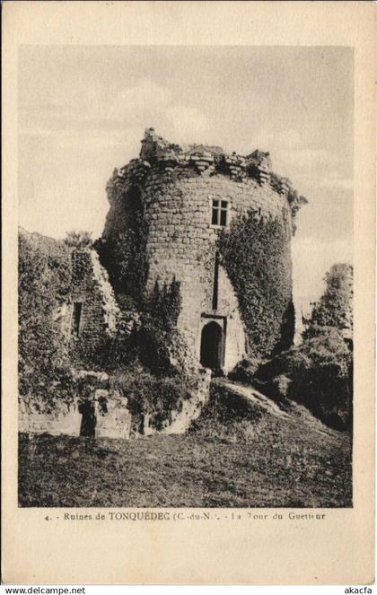 CPA TONQUEDEC Ruines de Tonquedec - La Tour du Guetteur (1166454)