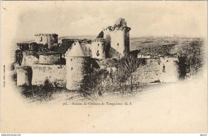 CPA TONQUEDEC Ruines du Chateau de Tonquedec (1148007)