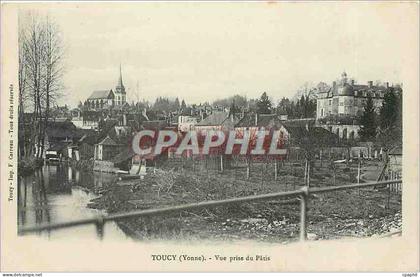 CPA Toucy Yonne Vue prise du Patis