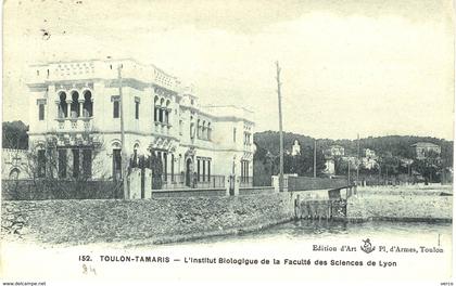 Carte Postale  ANCIENNE de  TOULON -TAMARIS / Institut biologique