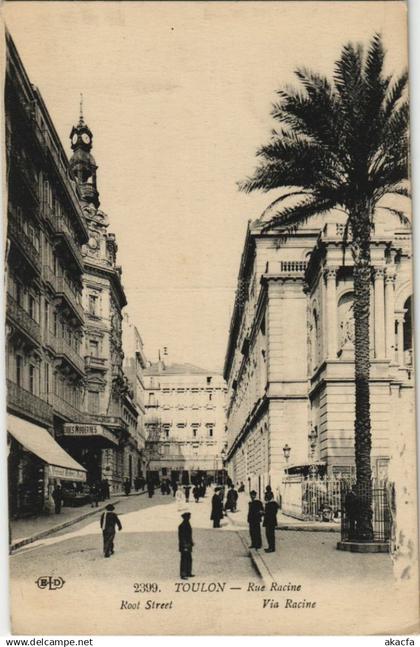 CPA Toulon Rue Racine FRANCE (1094941)