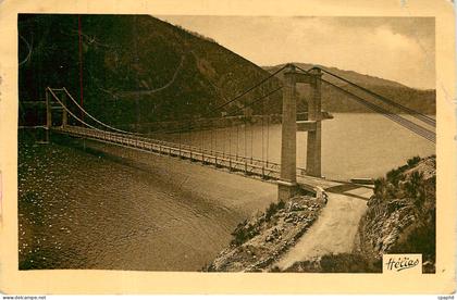CPA Le Pont suspendu du Treboul