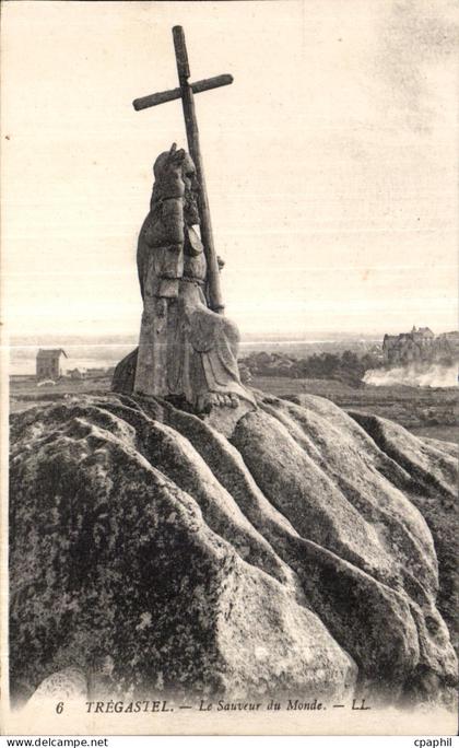 CPA Tregastel Le Sauveur du Monde