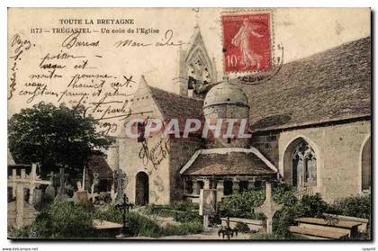 Tregastel CPA Un coin de l'eglise