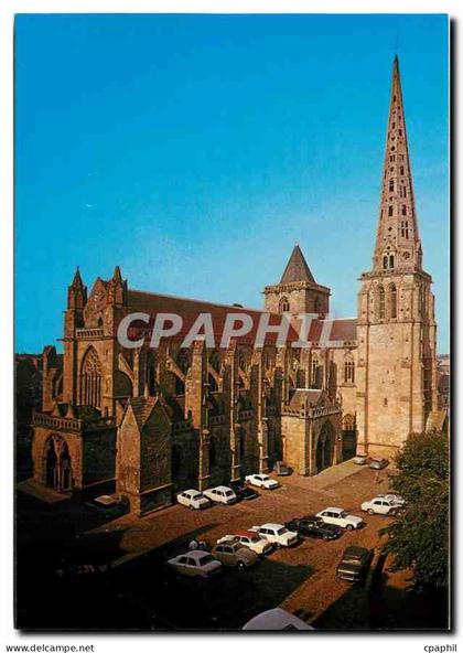 CPM Treguier Cotes du Nord La Cathedrale