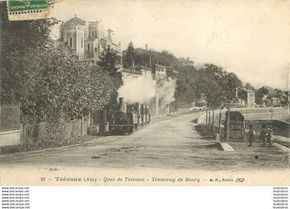 TREVOUX QUAI DE TREVOUX TRAMWAY DE BOURG