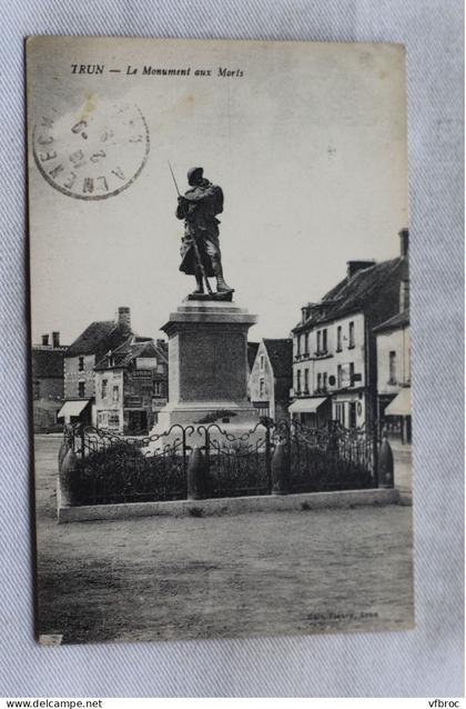 Trun, le monument aux morts, Orne 61