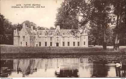 CPA Tuffe Chateau de Cheronne cote sud