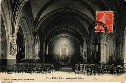 CPA TULLINS - Intérieur de l'Église (652787)