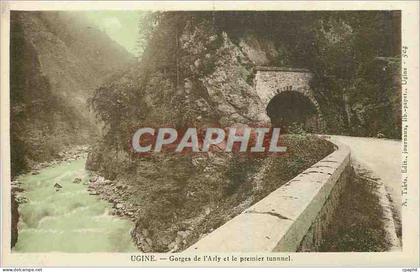 CPA Ugine Gorges de l'Arly et le premier tunnel