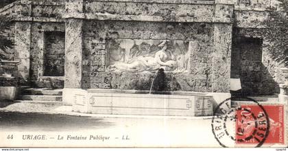 Uriage - La Fontaine Publique - CPA