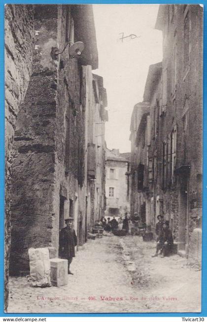 CPA AVEYRON (12) - L'AVEYRON ILLUSTRE - VABRES - RUE DU VIEUX VABRES -
