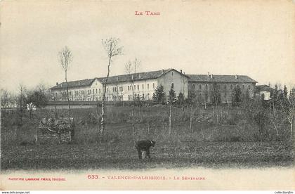 / CPA FRANCE 81 "Valence d'Albigeois, le séminaire" / Ed. Labouche"