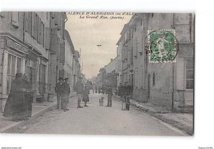 VALENCE D'ALBIGEOIS - La Grand Rue - très bon état