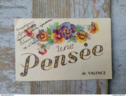 26. VALENCE. CPA Une Pensée de Valence