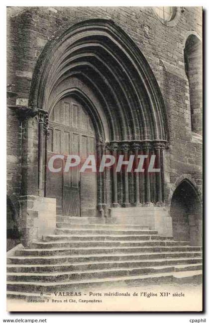 CPA Valreas Porte meridionale de l'Eglise XII siecle