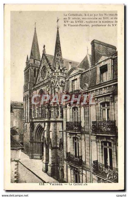 CPA Vannes La Cathedrale