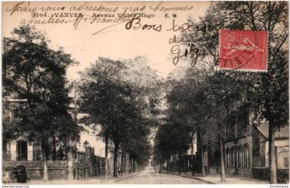 CPA  Carte Postale France Vanves Avenue Victor Hugo  VM108130ok