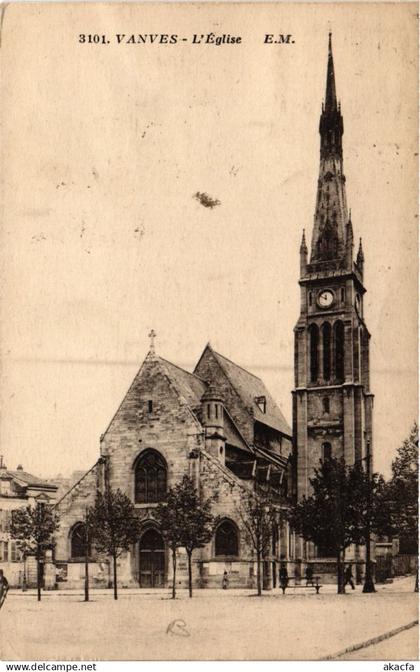 CPA VANVES - L'Église (740501)