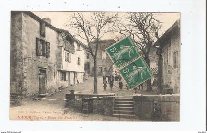 VAOUR (TARN) PLACE DES ACACIAS (ENFANTS) 1911