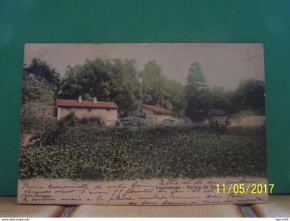 VAUCRESSON (HAUTS DE SEINE) L'AGRICULTURE. FERME DE CUCUFA.