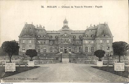 CPA Melun Chateau de Vaux Le Vicomte Facade