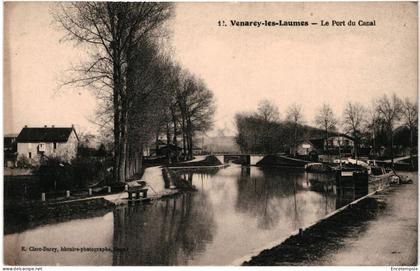 CPA  Carte Postale  France  Venarey-les-Laumes  Le port du canal   VM104901