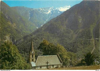 38 - Venosc - L'Eglise. Au fond, Glacier de la Muzelle - CPM - Voir Scans Recto-Verso
