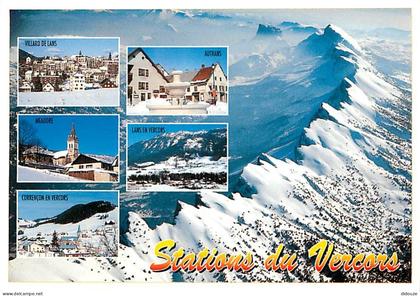 38 - Isère - Le Vercors - Multivues - Hiver - Neige - CPM - Voir Scans Recto-Verso