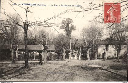 Verdelais CPA Le luc La source et l'abri