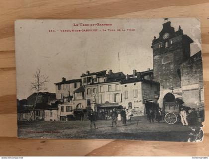 Carte postale Verdun-sur-Garonne - La Tour de la ville En état