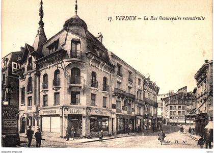 Carte POSTALE  Ancienne  de VERDUN - Rue Beaurepaire reconstruite