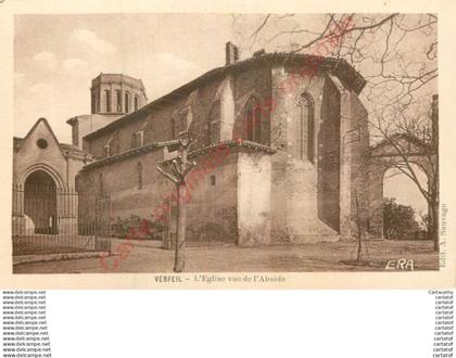 31.  VERFEIL .  L'Eglise vue de l'Abside .