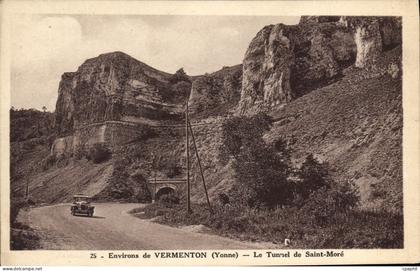 CPA Environs de Vermenton Yonne Le Tunnel de Saint More