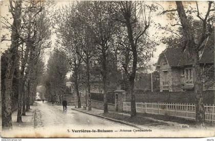 CPA Verriéres le Buisson-avenue Cambacérés (180422)