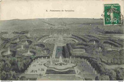78 - Versailles - Panorma de Versailles - Vue aérienne - CPA - Voir Scans Recto-Verso