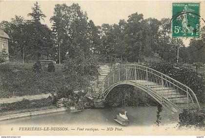CPA Verrieres le Buisson Pont rustique