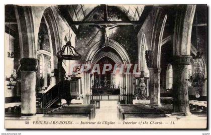 CPA Veules les Roses Interieur de l eglise