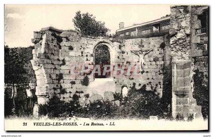 CPA Veules Les Roses Les Ruines Christ