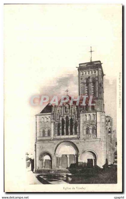 CPA Eglise de Vezelay