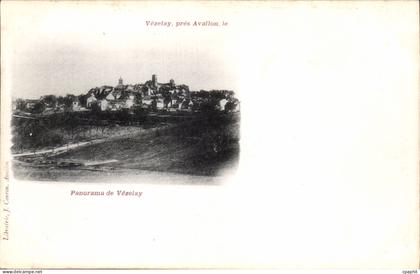 CPA Vezelay pres avallon Panorama
