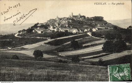 CPA Vezelay Vue Generale