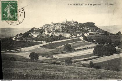 CPA Vezelay Vue Generale