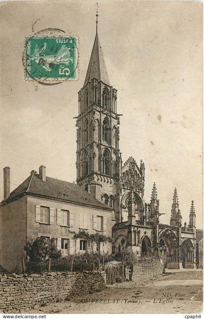 CPA Vezelay Yonne L'Eglise
