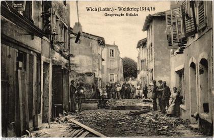 CPA AK VIC-sur-SEILLE - VIC a. d. SEILLE - WICH - Gesprengte Brucke (388126)