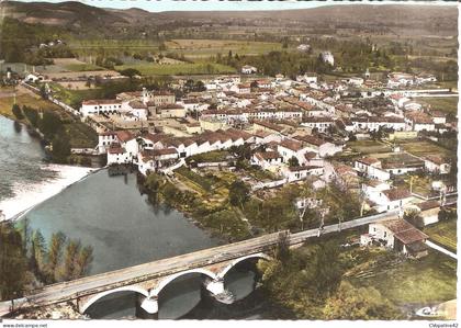 VIELMUR (81) Vue Générale Aérienne - Le Pont sur l'Agout  CPSM  GF