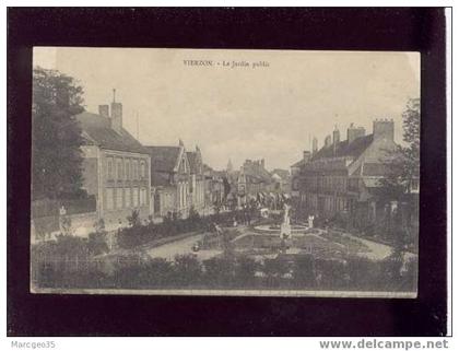 006584 vierzon le jardin public édit lib.parisienne