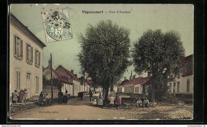 CPA Vignacourt, Rue d`Amiens