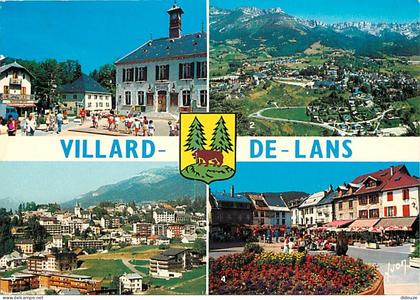 38 - Villard de Lans - Multivues - Blasons - Flamme Postale de Villard de Lans - CPM - Voir Scans Recto-Verso